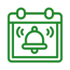 calendar with bell icon