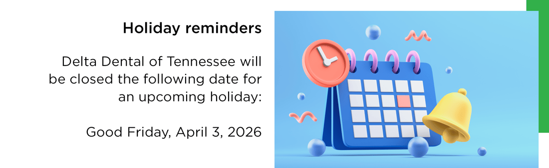 Holiday reminder headline