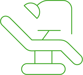 dental chair icon green