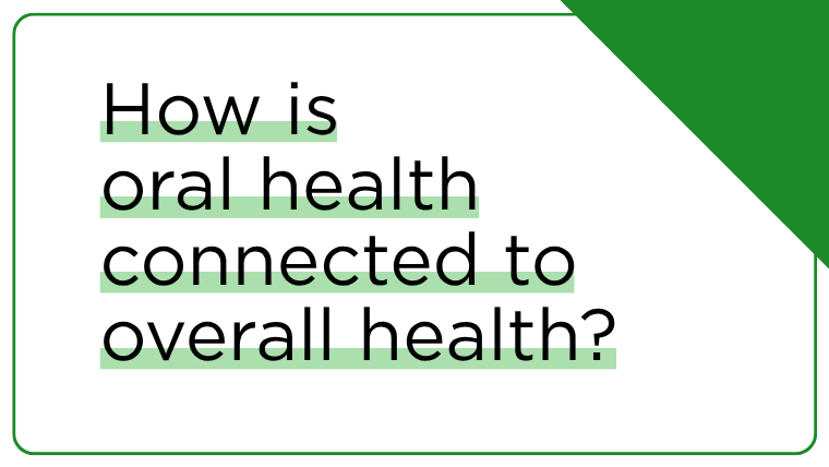 how is overall health connected to overall health