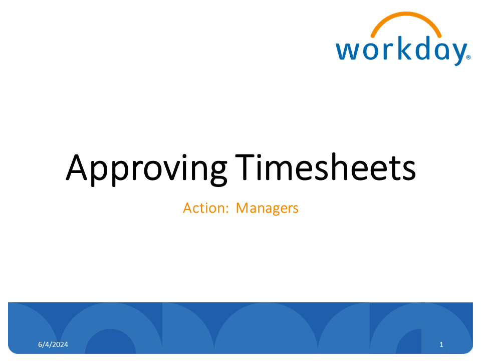 01_MANAGER - Approve Timesheets