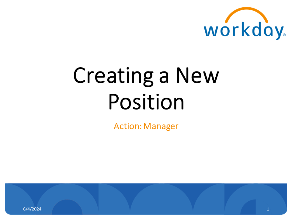 02_HR - Creating a New Position