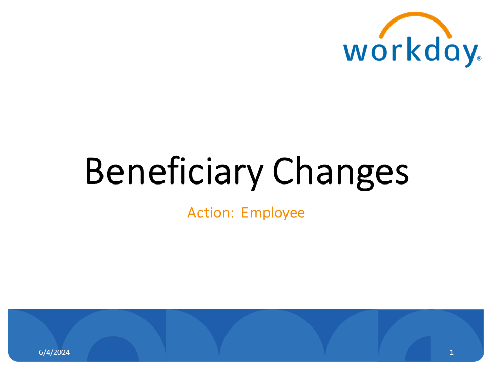 09_ALL - Beneficiary changes