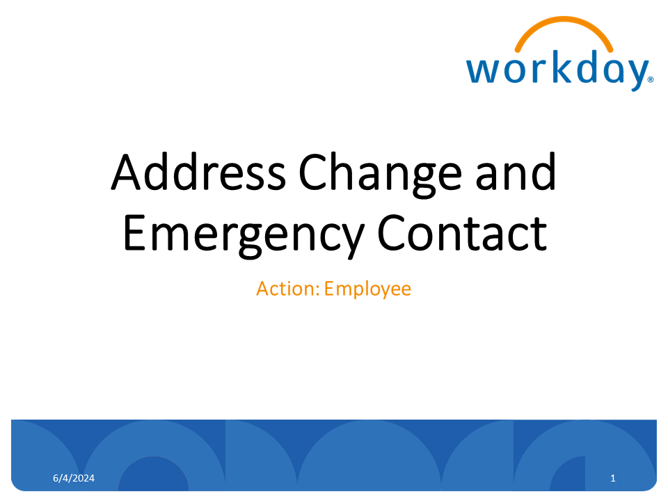 10_ALL - Emergency Contacts and Address Change