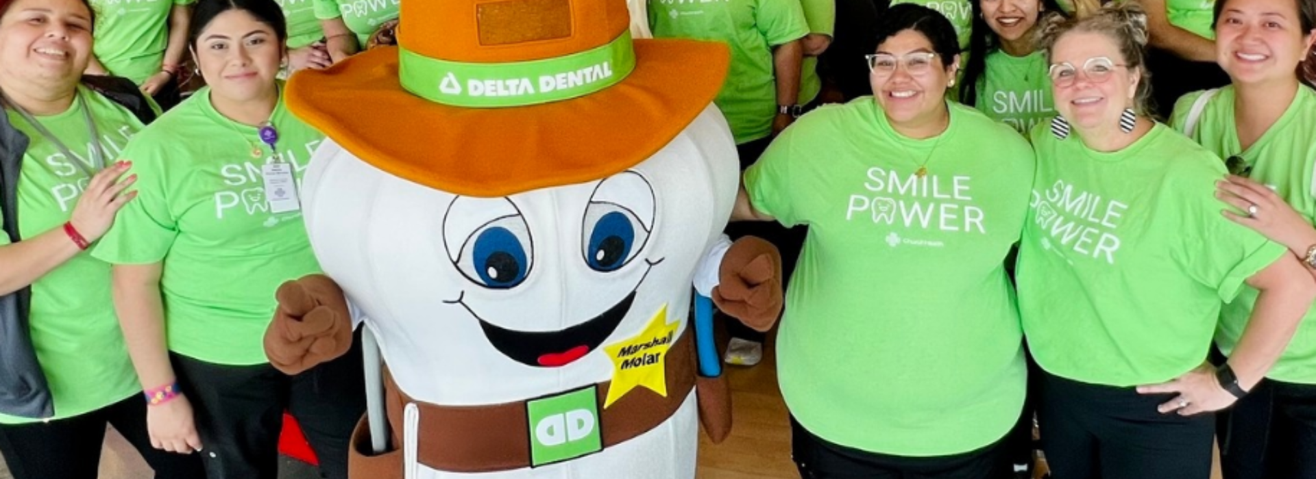 Marshall Molar with Church Health during Smile Power Week 2025